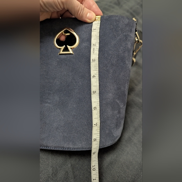 Kate Spade bucket bag in blue suede - Picture 10 of 10